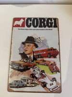 Corgi Blechschild Oldtimer  Movie Thema