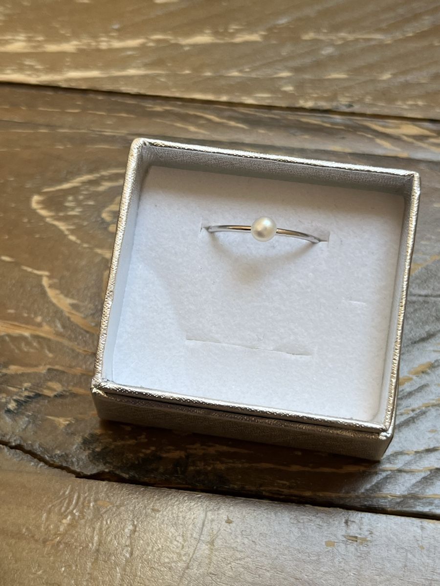 Ringe: Silberring 925 mit (echter) Perle – Gebraucht aus Worb von alfiie824