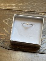Silberring 925 mit (echter) Perle