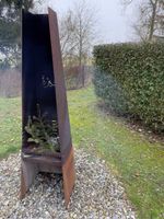 XL 🤩Kamin Moderne Feuerschale aus Metall Gartenkamin