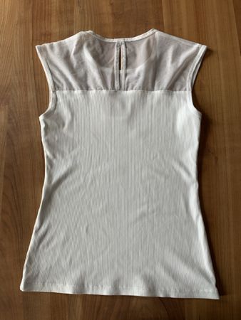 Imperial Shirt, M, weiss, oben durchsichtig