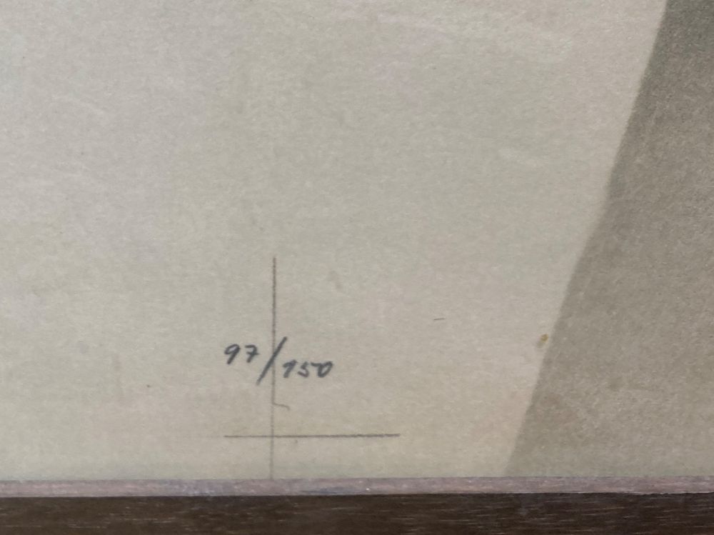 Grafica & Litografie: Wunderlich Paul -  1927 - 2010 - Lithographie – Usato da zürich venduto da papalapa 2