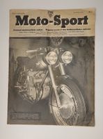 Moto magazine année 1949 - 1953, lot de 5 magazines
