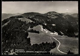 AK Libingen, Bergwirtschaft Kreuzegg