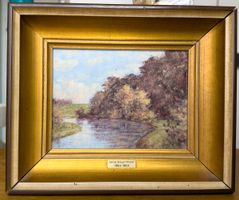 Jakob Siegenthaler 1884-1969 - Landschaftsgemälde, 11x15cm