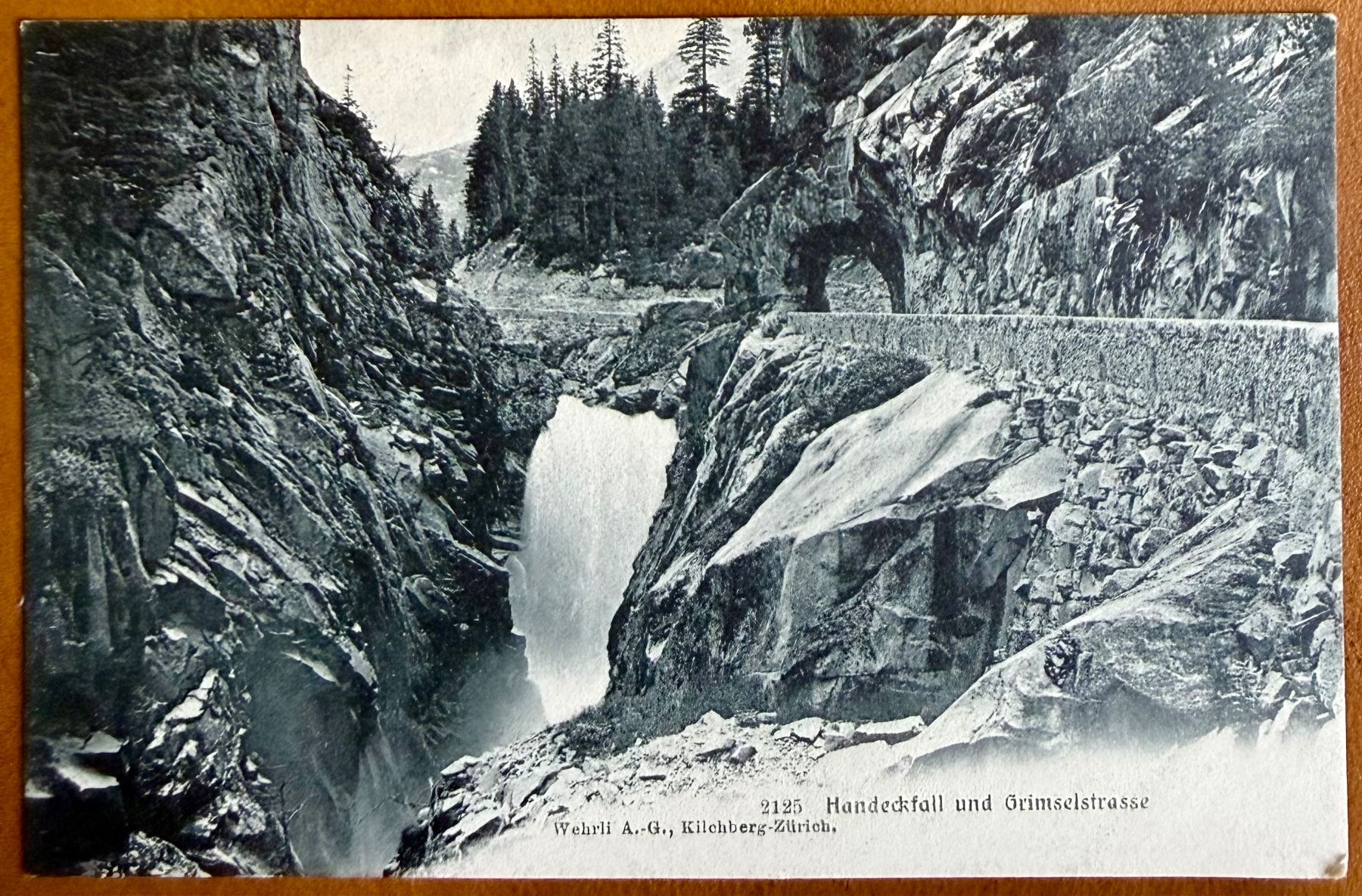 Cartes postales: Grimselstrasse - Handeckfall - AK – D'occasion à Lutry par Ediego