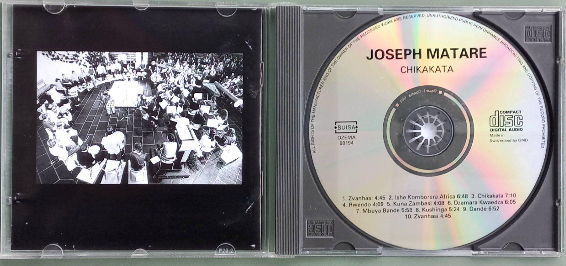 CD: CD - Joseph Matare - Kanti Percussions Group – Usato da Niederuzwil venduto da lubimaja 2