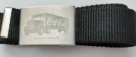 Coca-Cola Gurt mit Truck-Schnalle  Länge 110 cm