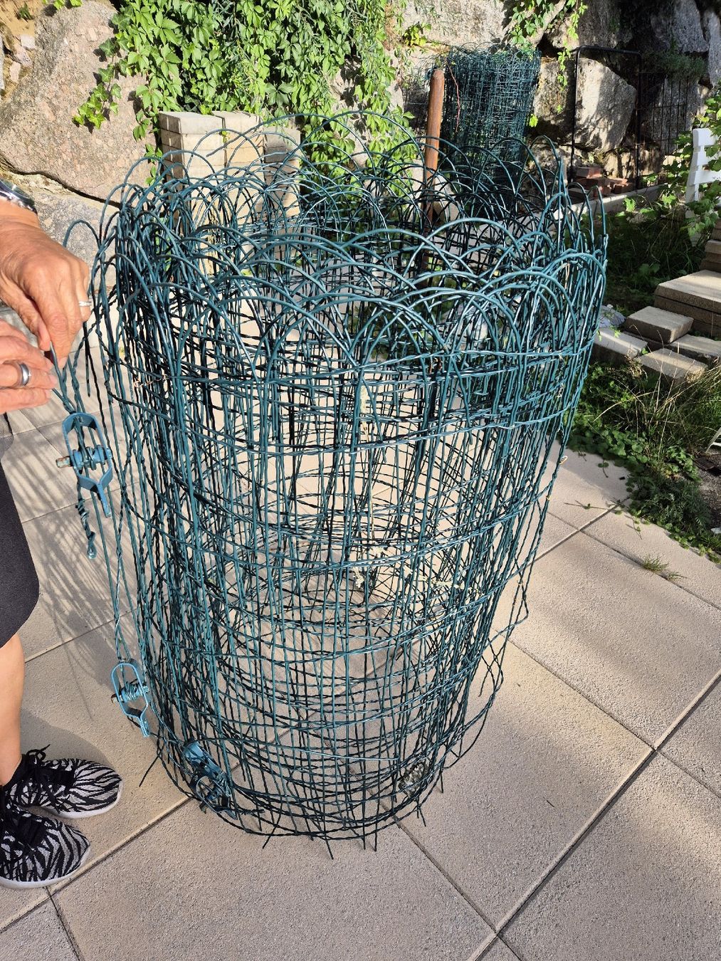 Fendivista: Gartenzaun Maschendraht grün ca. 12 Meter – Usato da Pfaffnau venduto da furush6