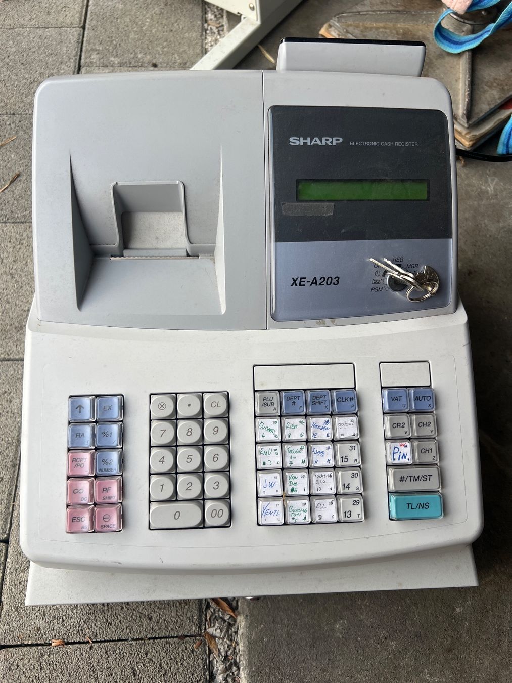 Sharp Kassen: Sharp xe-a203 Registrierkasse inkl. Ovp und BA – Gebraucht aus Egg b. Zürich von SwissTradingAgency