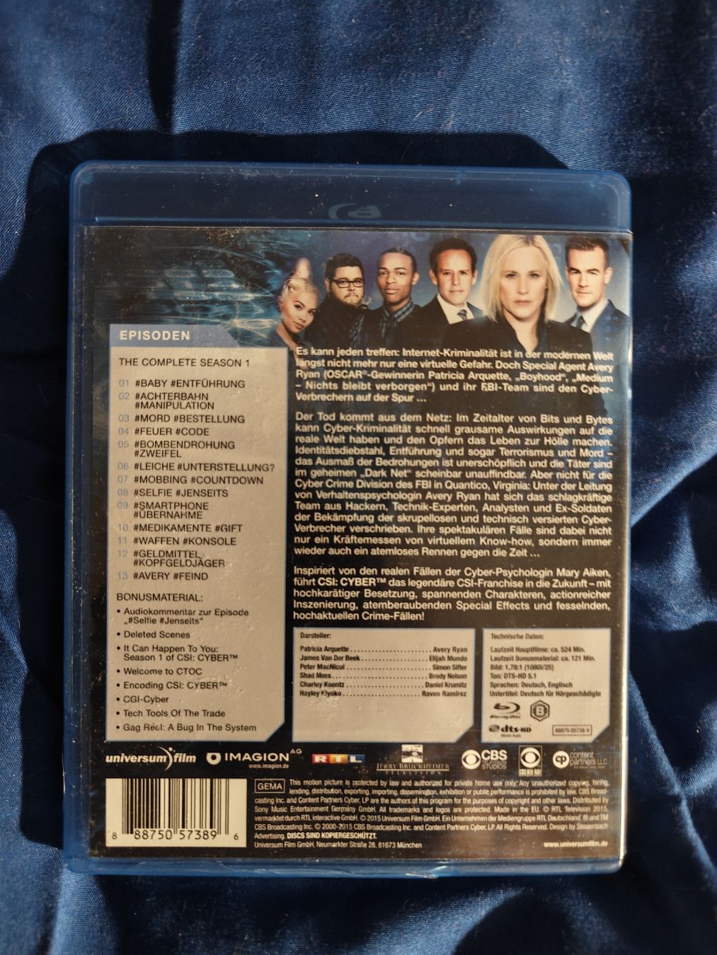 Tutti i DVDs: CSI: Cyber Staffel 1 deutsch Bluray – Nuovo (secondo la descrizione) da Schwerzenbach venduto da Salamon33 1