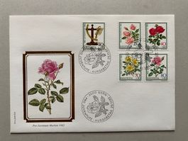 FDC Pro Juventute + Passende 4er Blöcke 1982 ET  **