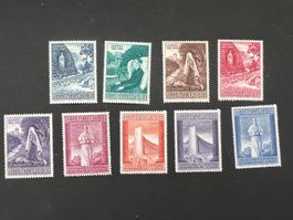 Vatikan   1958  Mi.-Nr. 282-91  **  (4638)