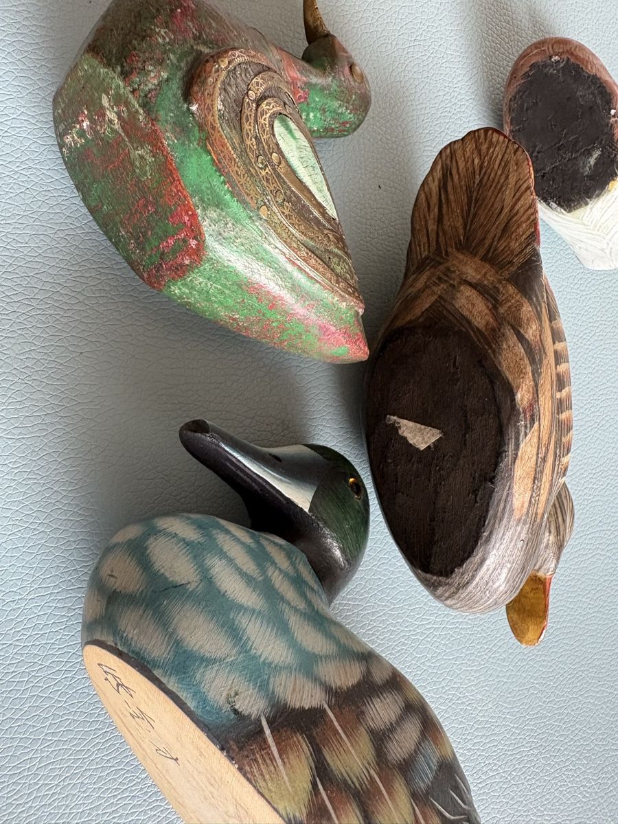 Statuette: Drei Enten, Holzfiguren, plus 2 Gratis – Usato da Uster venduto da ustemer 2