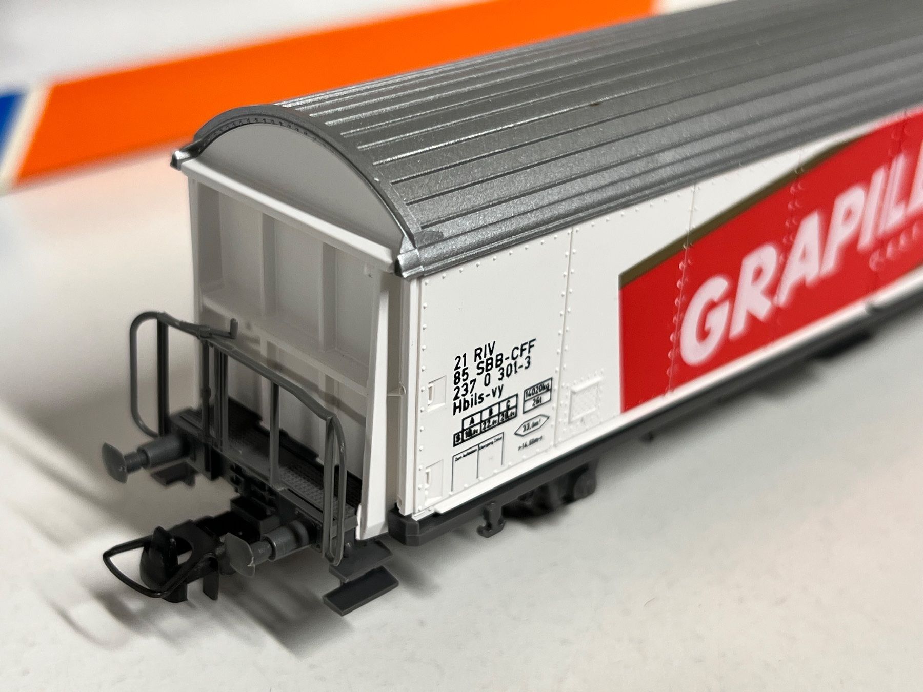 Roco Modellini di ferrovie: Roco SBB-Schiebewagen "Grapillon"  H0 DC – Usato da Geroldswil venduto da TopTrain54 3