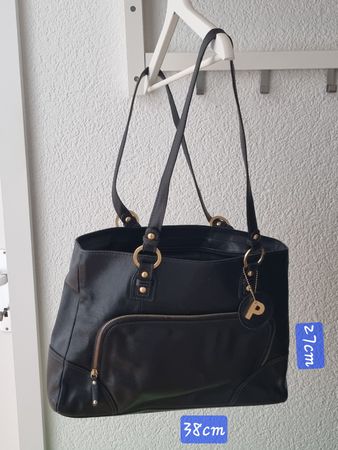 Schwarze Picard Handtasche, Top Zustand 