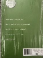 Papier A5 kariert 5x5mm 60g/m2 100 Blatt neu
