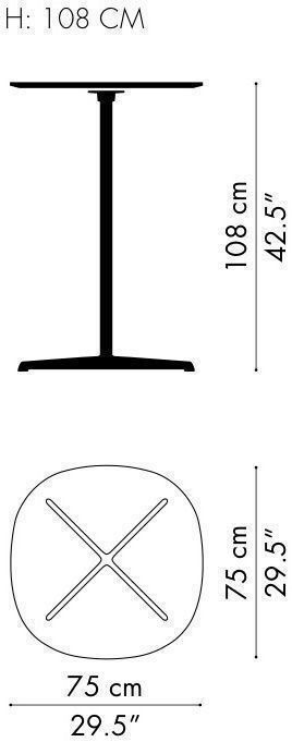 Tavoli: Fritz Hansen Black high table A922 – Usato da zuerich venduto da Thorleif_Tvricvm 2