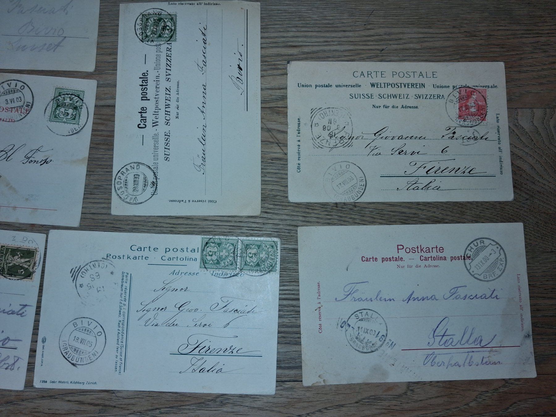 Cartoline postali: 6 alte Ansichtskarten Graubünden Schweiz  dachbodenfund – Usato da Welschenrohr venduto da Regool 3