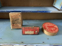 Antike Miniatur Verpackungen aus Frankreich für Krämerladen