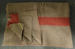 2 x Swiss Army Wolldecke Militär - Wolldecken