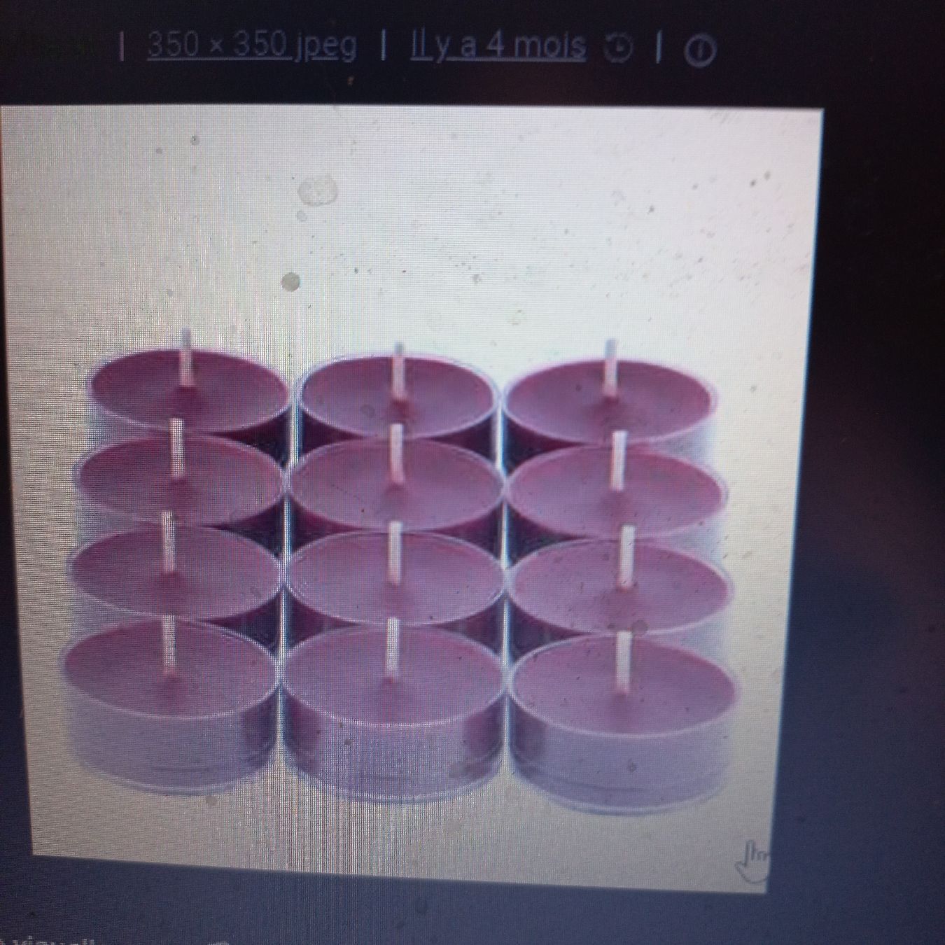 Partylite Kerzen: partylite 12 réchauds cranberry. – Neu und originalverpackt aus Payerne von ougandine4
