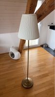 Stehlampe Metall weisser Schirm guter Zustand
