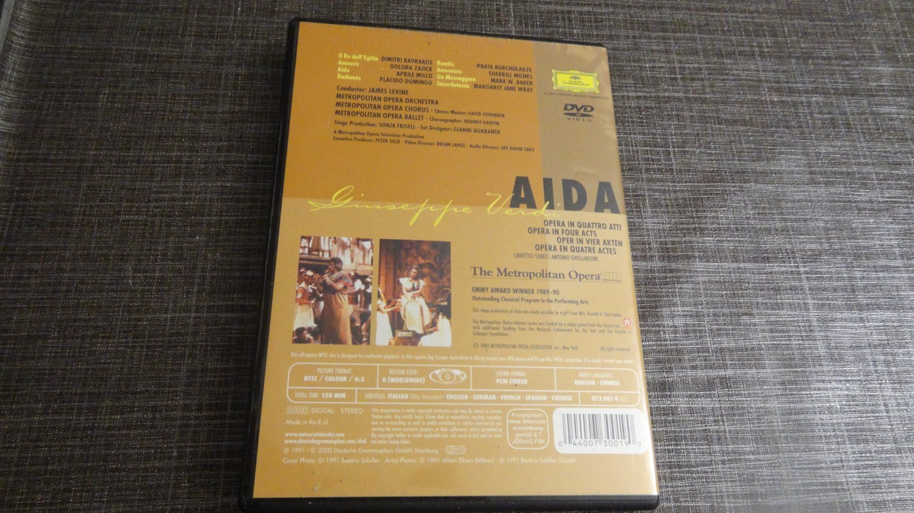 Tutti i DVDs: Verdi - AIDA - Levine DVD – Usato da Olten venduto da Disc-Ausverkauf 2