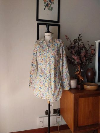AIGLE Bluse Hemd Gr. 36 Frühling Sommer Blogger Sty...