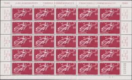 1948 Nr.283 (Helvetia), Kleinbogen postfrisch **, Kat: 25.-