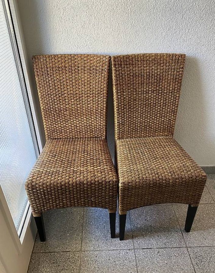 Sedie: 6x Rattan stuhle – Usato da Glattbrugg venduto da B_B 1
