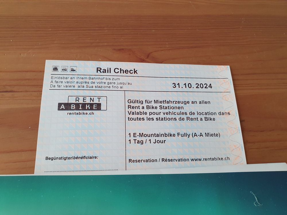 Rail Check Rent a Bike | Kaufen auf Ricardo
