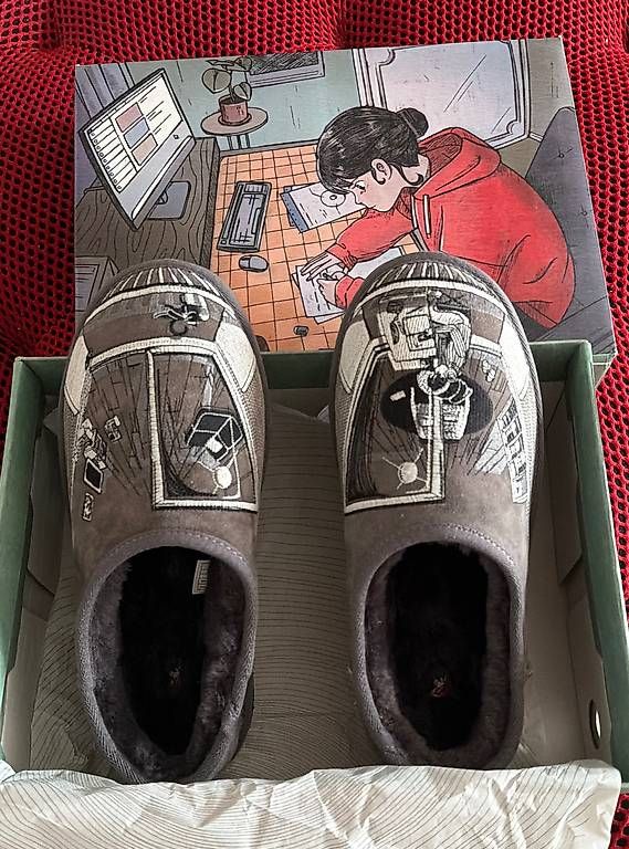 Chaussures hommes: Derschutze chaussons 41-42 – D'occasion à Morges par natassa 1