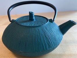 Japanische Teekannen Gusseisen grün