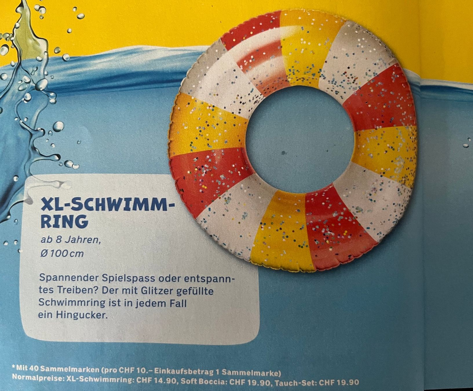 Salvagente: XL Schwimmring Durchmesser 100cm, NEU – Nuovo e nell'imballaggio originale da Zürich venduto da fbsm 3