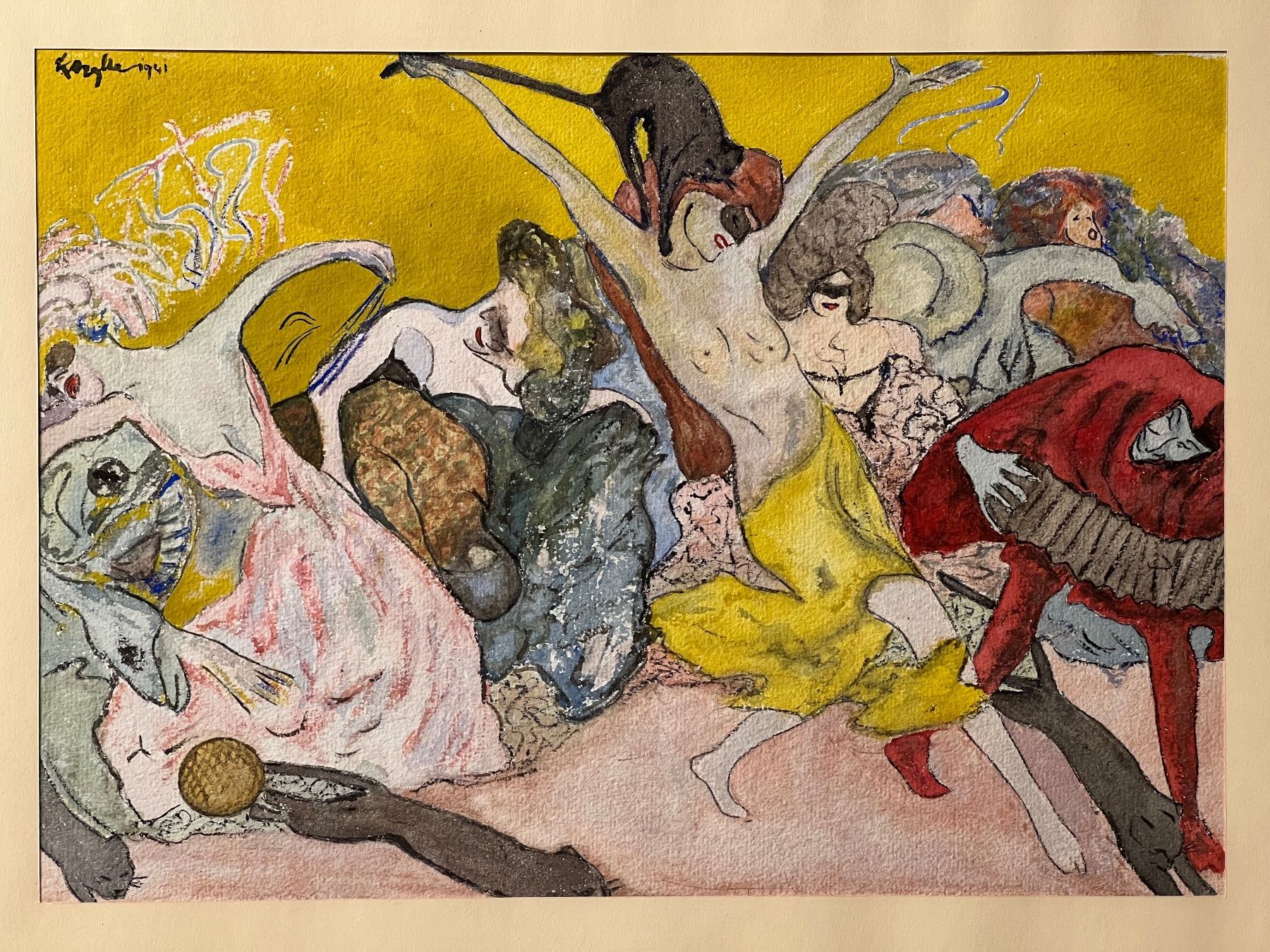 Dipinti: Münchener Illustration von 1941 – Usato da Basel venduto da pmART 1