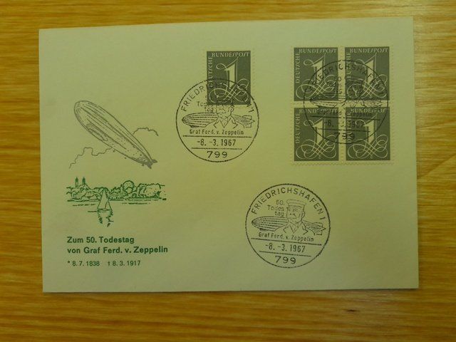 Tous les timbres: Ersttagsbriefe Zeppelin und Space Shuttle – D'occasion à St.Gallen par Stocken64 2