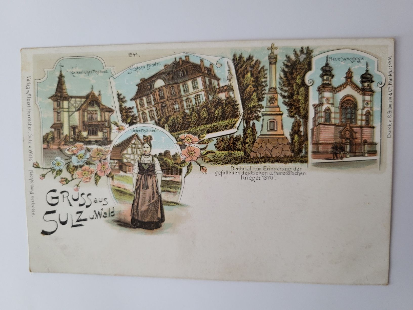 Cartoline postali: AK Litho GRUSS aus Sulz Wald  R35 – Usato da nunningen venduto da mic_88k2