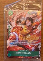 One Piece Tcg: Pre Release Winner Card Luffy
