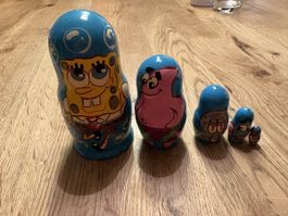 Spongebob Matroschka Puppen Set - Top Zustand! 🧸🎁🎉