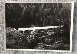 ANTIKE FOTO BRÜCKENBAU