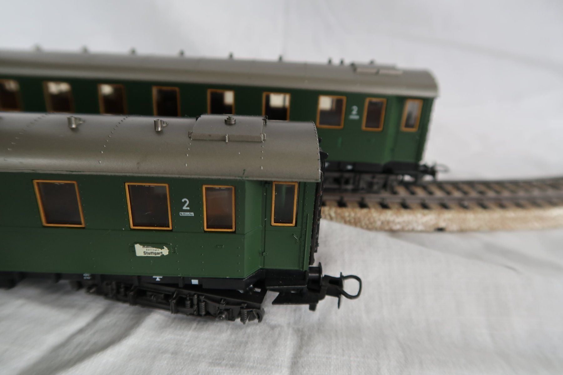 Märklin Modellini di ferrovie: 2x Märklin 4135 Eilzugwagen – Usato da Hurden venduto da Barth23 2