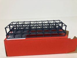 Hack Spur N 21150 KN15-2 Unterzugbrücke aus Metall 2-gleisig