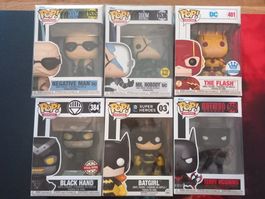 Collectio 6 Funko Pop DC Comics Batman - Flash - Doom Patrol