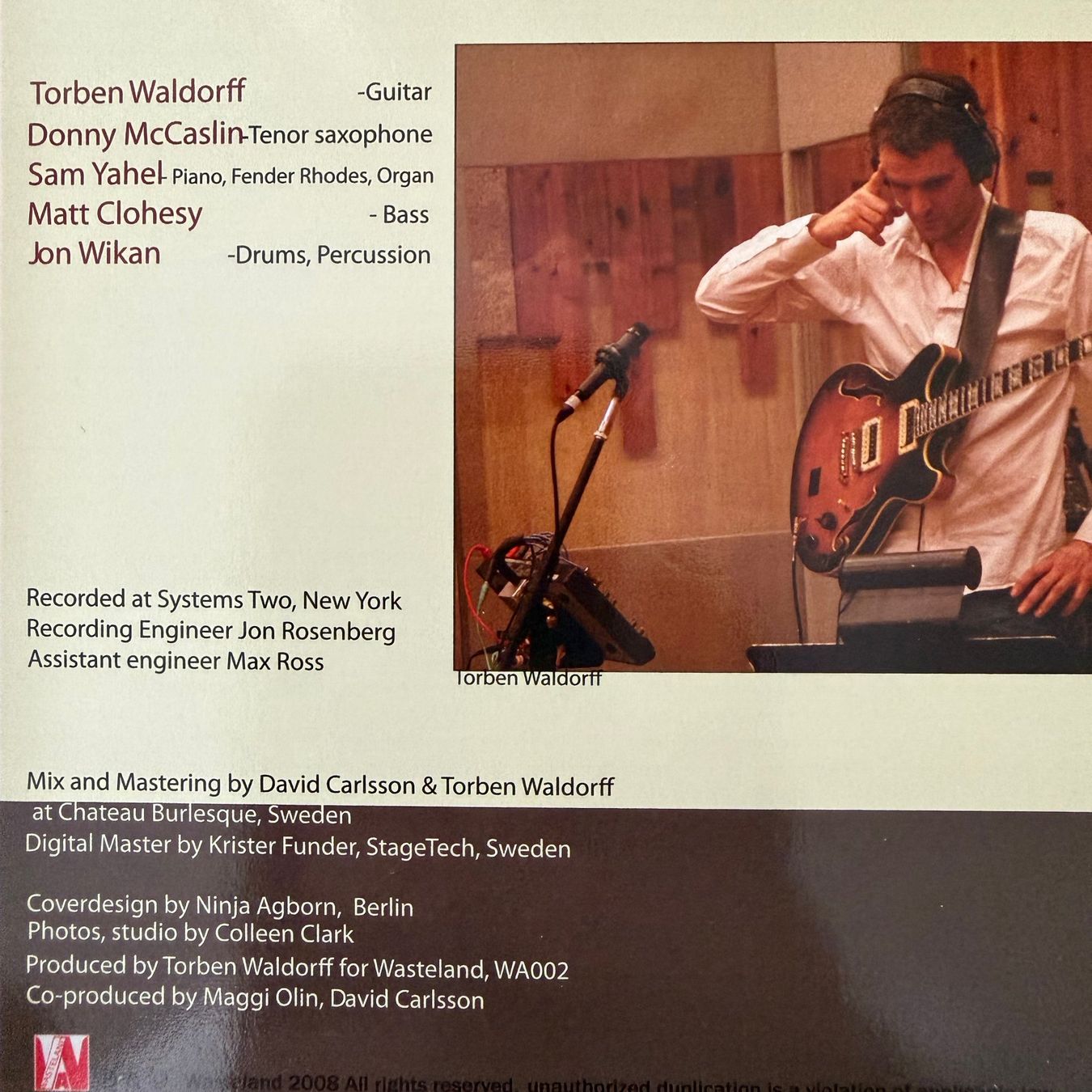 CD: Torben Waldorff - Afterburn (CD) McCaslin / Sam Yahel – Usato da Zug venduto da Mirare9 4