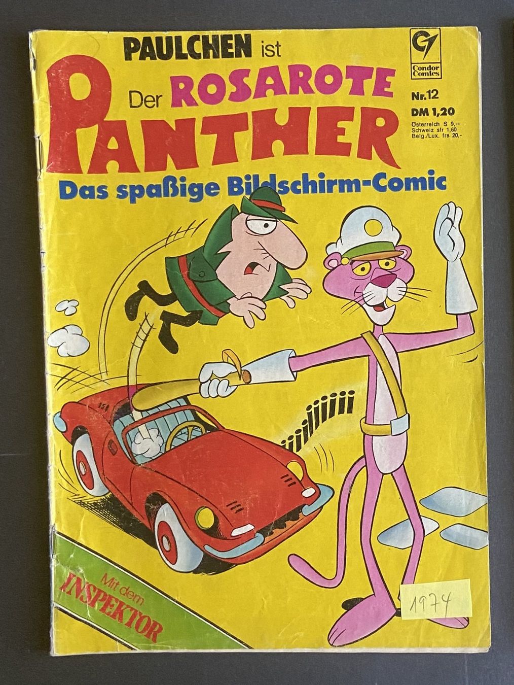 Fumetti: Comic Heft Der Rosarote Panther   Nr. 12 – Usato da Böckten venduto da Hansi36