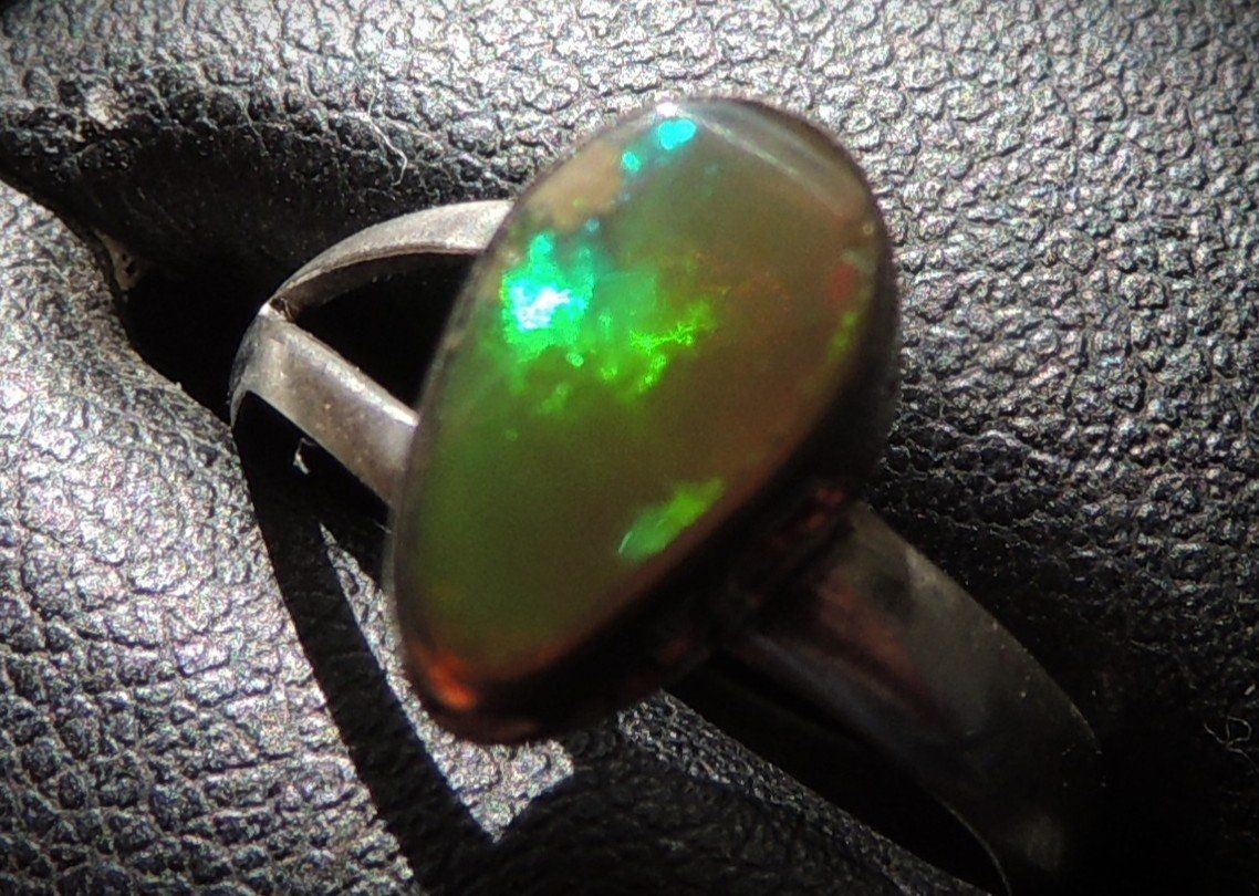 Anelli: Opal Silber 925 Fingerring Gr. 52 – Usato da Waldenburg venduto da schaller707 3
