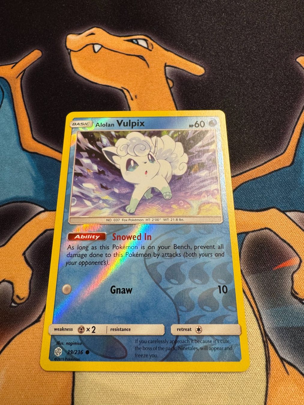 Pokémon Sammelbilder & Trading cards: Alolan Vulpix (CEC 39) - Reverse Holo - Cosmic Eclipse – Neu (gemäss Beschreibung) aus Bülach von Pfrenzel
