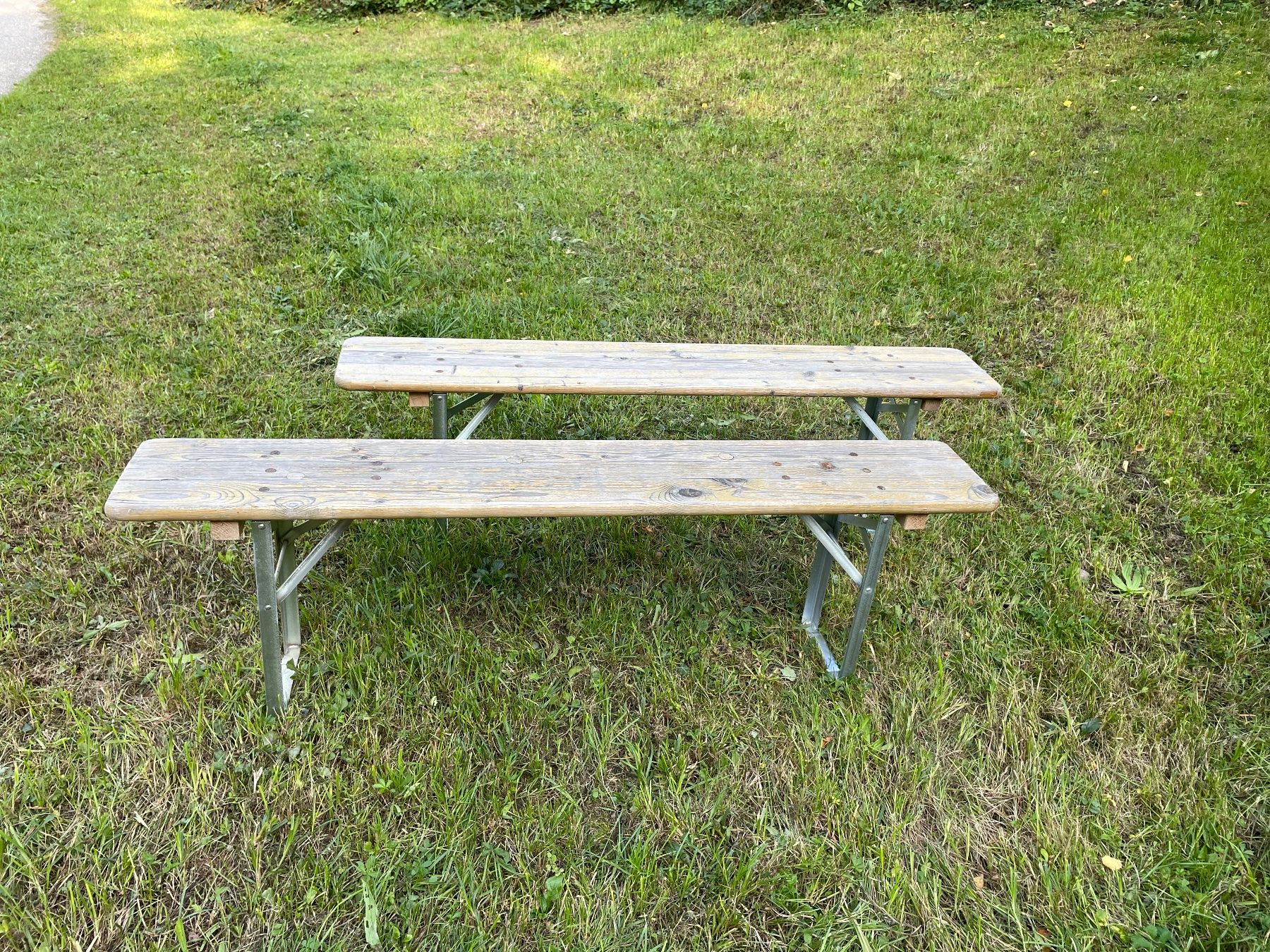 Panchine: Zwei Festbänke Holz – Usato da Gais venduto da urbuc