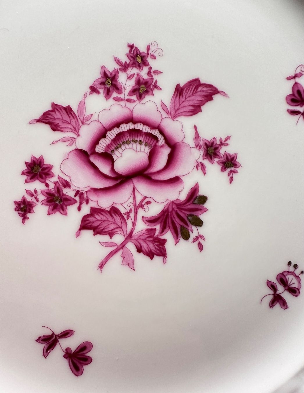 Herend Teller: 6 Stk. Herend Nanking Bouquet Raspberry Dessertteller 19cm – Gebraucht aus Oberrüti von Sabbi 7